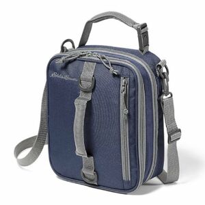 NWT Eddie Bauer Blue Insulated Lunch Box Cooler Horizontal or Vertical Carry